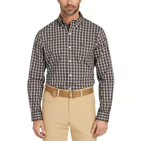 imageChaps Mens Easy Care ButtonDown Shirt US Alpha XLarge Regular Regular Black