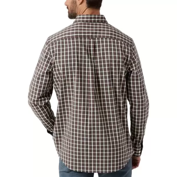 imageChaps Mens Easy Care ButtonDown Shirt US Alpha XLarge Regular Regular Black
