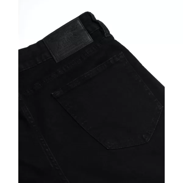 imageChaps Mens Jeans  Regular Fit 5Pocket Comfort Stretch Denim Jeans for Men  Mens Fashion Straight Leg Work JeansBlack Rinse