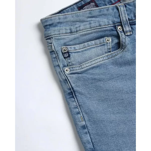 imageChaps Mens Jeans  Regular Fit 5Pocket Comfort Stretch Denim Jeans for Men  Mens Fashion Straight Leg Work JeansCanal Wash