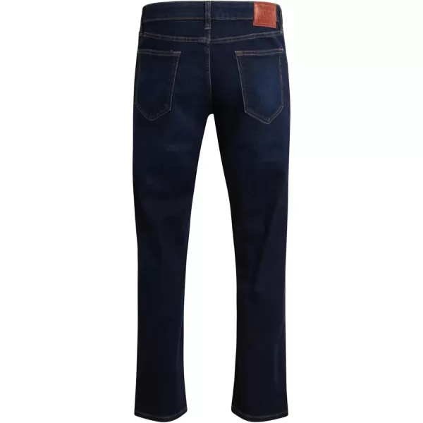 imageChaps Mens Jeans  Regular Fit 5Pocket Comfort Stretch Denim Jeans for Men  Mens Fashion Straight Leg Work JeansDeep Sea