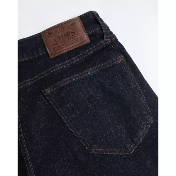 imageChaps Mens Jeans  Regular Fit 5Pocket Comfort Stretch Denim Jeans for Men  Mens Fashion Straight Leg Work JeansRockit Wash
