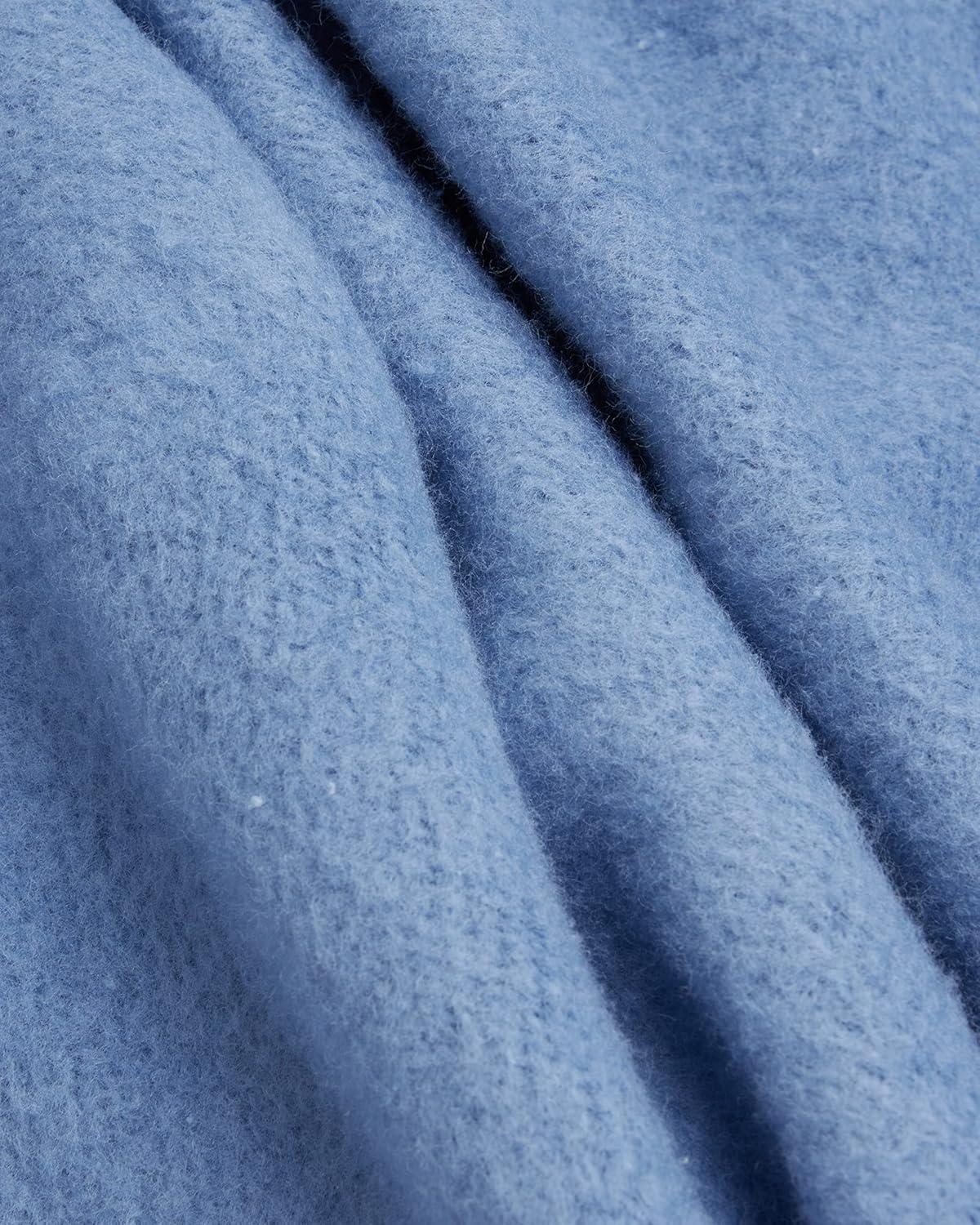 imageChaps Mens Pullover Sweatshirt  Soft Fleece Classic Fit Crewneck Pullover for Men with Ribbed Cuffs and Hem Sizes S2XLVintage Blue