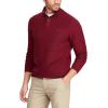 imageChaps Mens Classic Fit Twist Button Mock SweaterAuburn Twist 20