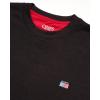 imageChaps Mens Pullover Sweatshirt  Soft Fleece Classic Fit Crewneck Pullover for Men with Ribbed Cuffs and Hem Sizes S2XLAmerican Black