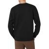 imageChaps Mens Pullover Sweatshirt  Soft Fleece Classic Fit Crewneck Pullover for Men with Ribbed Cuffs and Hem Sizes S2XLAmerican Black