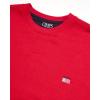 imageChaps Mens Pullover Sweatshirt  Soft Fleece Classic Fit Crewneck Pullover for Men with Ribbed Cuffs and Hem Sizes S2XLChaps Red