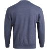 imageChaps Mens Pullover Sweatshirt  Soft Fleece Classic Fit Crewneck Pullover for Men with Ribbed Cuffs and Hem Sizes S2XLNavy Heather