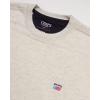 imageChaps Mens Pullover Sweatshirt  Soft Fleece Classic Fit Crewneck Pullover for Men with Ribbed Cuffs and Hem Sizes S2XLOatmeal Heather