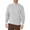 imageChaps Mens Pullover Sweatshirt  Soft Fleece Classic Fit Crewneck Pullover for Men with Ribbed Cuffs and Hem Sizes S2XLLight Grey Heather