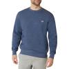imageChaps Mens Pullover Sweatshirt  Soft Fleece Classic Fit Crewneck Pullover for Men with Ribbed Cuffs and Hem Sizes S2XLNavy Heather