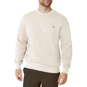 imageChaps Mens Pullover Sweatshirt  Soft Fleece Classic Fit Crewneck Pullover for Men with Ribbed Cuffs and Hem Sizes S2XLOatmeal Heather