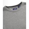 imageChaps Mens Big and Tall Sweater  Heavyweight Classic Fit Knitted Cotton Crewneck Pullover Sweater for Men Sizes L4XGrey Heather