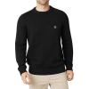 imageChaps Mens Big and Tall Sweater  Heavyweight Classic Fit Knitted Cotton Crewneck Pullover Sweater for Men Sizes L4XBlack