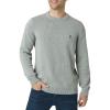 imageChaps Mens Big and Tall Sweater  Heavyweight Classic Fit Knitted Cotton Crewneck Pullover Sweater for Men Sizes L4XGrey Heather