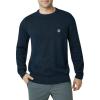 imageChaps Mens Big and Tall Sweater  Heavyweight Classic Fit Knitted Cotton Crewneck Pullover Sweater for Men Sizes L4XNewport Navy