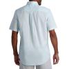 imageChaps Mens ButtonDown Shirt  Classic Woven Short Sleeve Formal Collared Shirt with Chest Pocket for Men Sizes SXXLBachelor Button