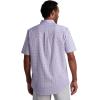 imageChaps Mens ButtonDown Shirt  Classic Woven Short Sleeve Formal Collared Shirt with Chest Pocket for Men Sizes SXXLCandy Pink