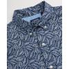 imageChaps Mens ButtonDown Shirt  Classic Woven Short Sleeve Formal Collared Shirt with Chest Pocket for Men Sizes SXXLEstate Blue