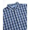 imageChaps Mens ButtonDown Shirt  Classic Woven Short Sleeve Formal Collared Shirt with Chest Pocket for Men Sizes SXXLNew Royal