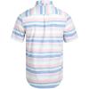 imageChaps Mens ButtonDown Shirt  Classic Woven Short Sleeve Formal Collared Shirt with Chest Pocket for Men Sizes SXXLPink Carnation