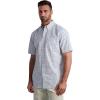 imageChaps Mens ButtonDown Shirt  Classic Woven Short Sleeve Formal Collared Shirt with Chest Pocket for Men Sizes SXXLWhite