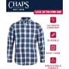 imageChaps Mens Long Sleeve ButtonDown Shirt  Classic Woven WrinkleResistant Formal Collared Shirt for Men Sizes SXXLBeige Sand