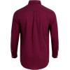 imageChaps Mens Long Sleeve ButtonDown Shirt  Classic Woven WrinkleResistant Formal Collared Shirt for Men Sizes SXXLChaps Red