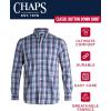 imageChaps Mens Long Sleeve ButtonDown Shirt  Classic Woven WrinkleResistant Formal Collared Shirt for Men Sizes SXXLNewport Navy