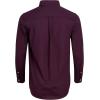 imageChaps Mens Long Sleeve ButtonDown Shirt  Classic Woven WrinkleResistant Formal Collared Shirt for Men Sizes SXXLRich Ruby