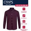 imageChaps Mens Long Sleeve ButtonDown Shirt  Classic Woven WrinkleResistant Formal Collared Shirt for Men Sizes SXXLRich Ruby