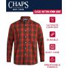 imageChaps Mens Long Sleeve ButtonDown Shirt  Classic Woven WrinkleResistant Formal Collared Shirt for Men Sizes SXXLRooibos Tea