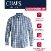 imageChaps Mens Long Sleeve ButtonDown Shirt  Classic Woven WrinkleResistant Formal Collared Shirt for Men Sizes SXXLSailor Blue