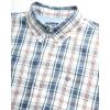 imageChaps Mens Long Sleeve ButtonDown Shirt  Classic Woven WrinkleResistant Formal Collared Shirt for Men Sizes SXXLWhiteBlue Plaid