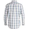imageChaps Mens Long Sleeve ButtonDown Shirt  Classic Woven WrinkleResistant Formal Collared Shirt for Men Sizes SXXLWhiteBlue Plaid