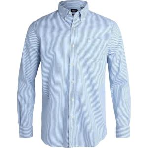 imageChaps Mens Long Sleeve ButtonDown Shirt  Classic Woven WrinkleResistant Formal Collared Shirt for Men Sizes SXXLRiverside
