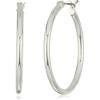 imageChaps Womens 25Mm Round Clickit Hoop Earrings Silver