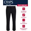imageChaps Mens Chino Pants  Slim Fit Comfort Stretch Straight Leg Dress Pants for Men  Mens Flexible Performance Work PantsBlack