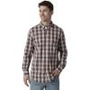 imageChaps Mens Button Down Shirt  Stretch Long Sleeve Collared Shirt for Men WrinkleResistant Sustainable XSXL Medium Red Clay