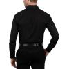 imageChaps Regular Fit Long Sleeve Button Down Dress Shirts for Men  Wrinkle Free Long Sleeve Shirt Mens FormalBlack