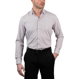 imageChaps Regular Fit Long Sleeve Button Down Dress Shirts for Men  Wrinkle Free Long Sleeve Shirt Mens FormalRed Navy and Blue Plaid
