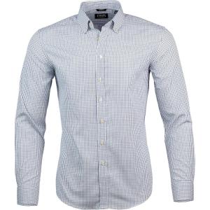 imageChaps Slim Fit Long Sleeve Button Down Dress Shirts for Men  Wrinkle Free Long Sleeve Shirt Mens FormalMulti Blue  Check