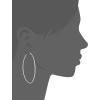 imageChaps Womens 68Mm Shiny Clickit Hoop Earrings Silver