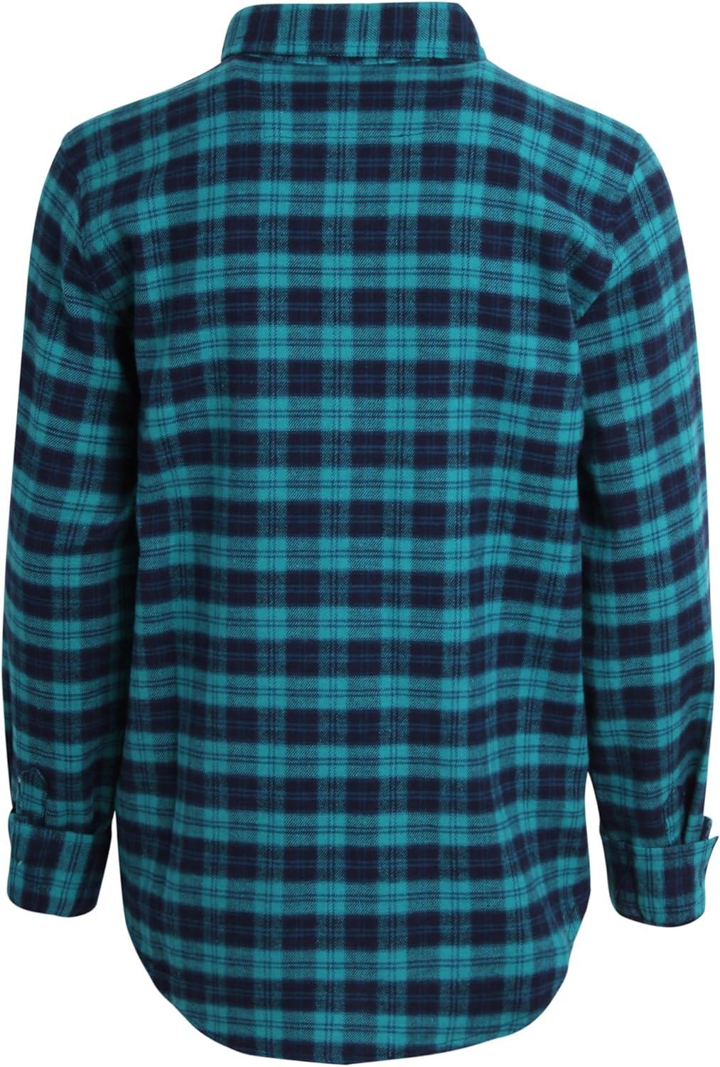 imageChaps Boys Shirt  Casual Long Sleeve Button Down Flannel Collared Shirt  Plaid Flannel Shirt for Boys SXLWaterdrop