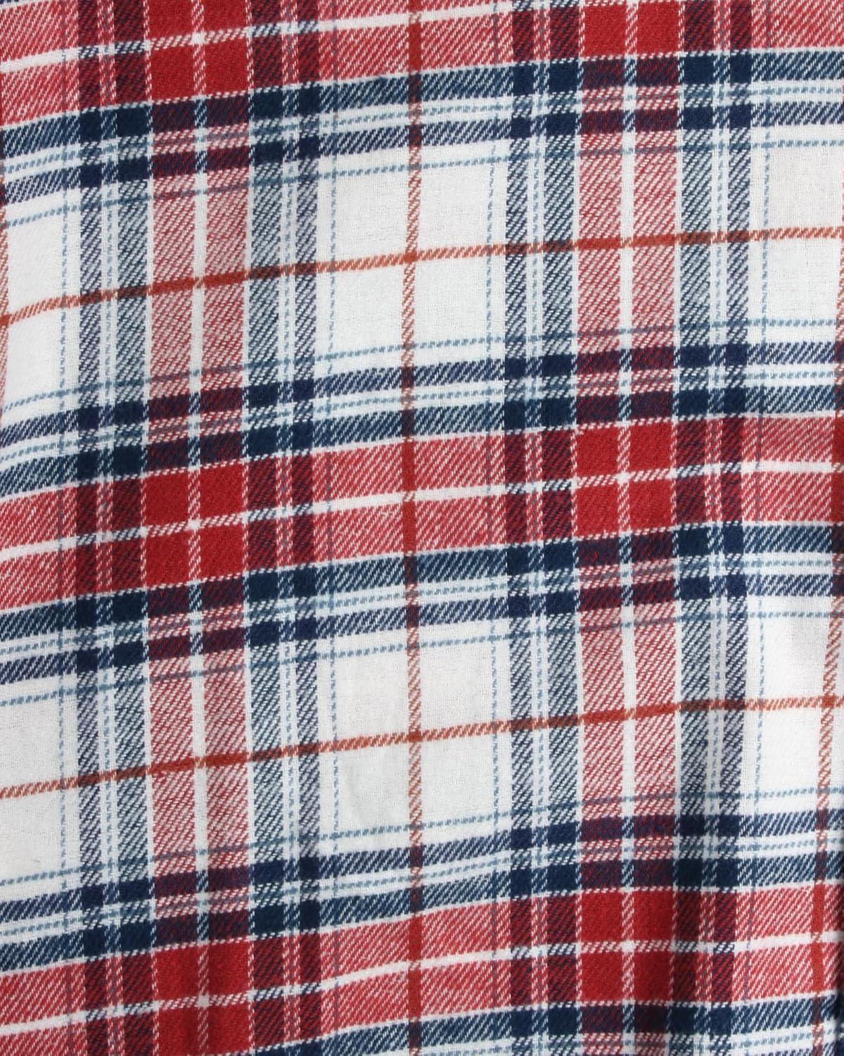 imageChaps Boys Shirt  Casual Long Sleeve Button Down Flannel Collared Shirt  Plaid Flannel Shirt for Boys SXLWhite Sand