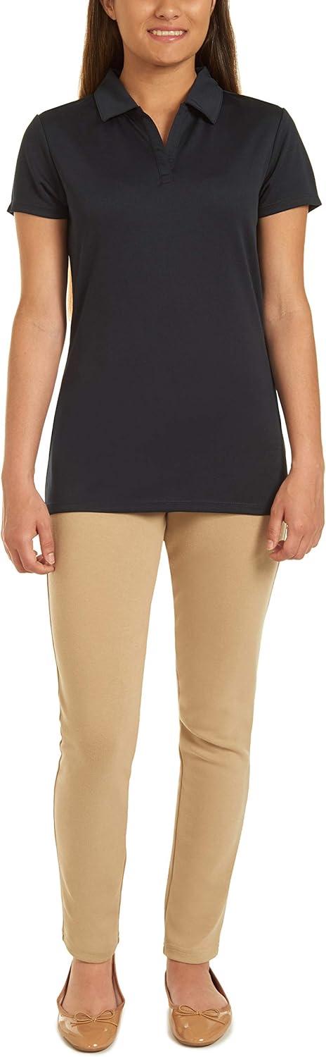 imageChaps Juniors Uniform Short Sleeve Performance Polo Navy 1