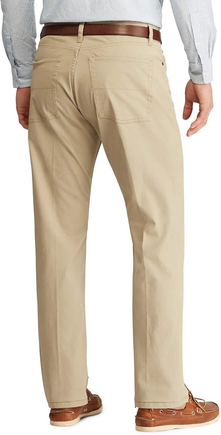 imageChaps Mens Big and Tall Stretch 5 Pocket Twill PantHampton Khaki