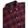 imageChaps Boys Shirt  Casual Long Sleeve Button Down Flannel Collared Shirt  Plaid Flannel Shirt for Boys SXLHot Sauce