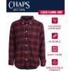 imageChaps Boys Shirt  Casual Long Sleeve Button Down Flannel Collared Shirt  Plaid Flannel Shirt for Boys SXLHot Sauce