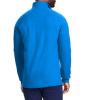 imageChaps Mens ClassicFit Cool Max Stretch QuarterZip Sweater Bright Imperial Blue Medium